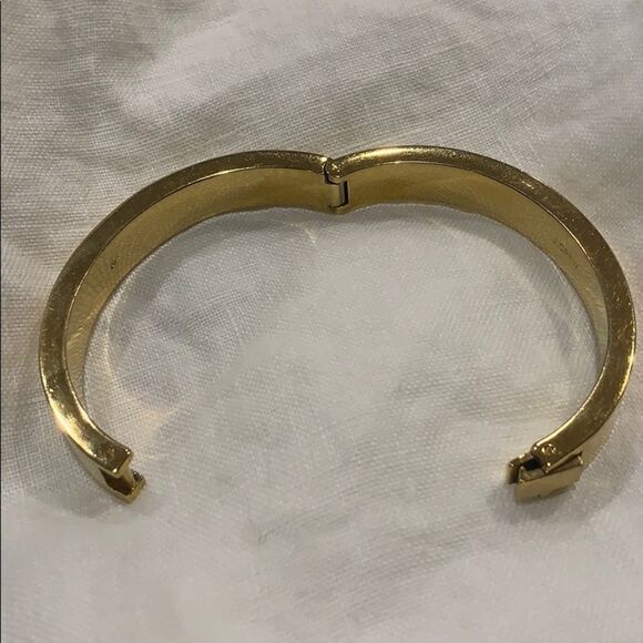 J. Crew Golden Hinged Bangle - Picture 7 of 9